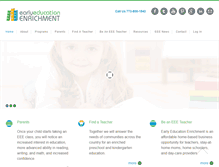 Tablet Screenshot of earlyeducationenrichment.com